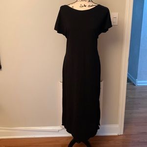 New Donna Karan jersey dress with interesting details on back